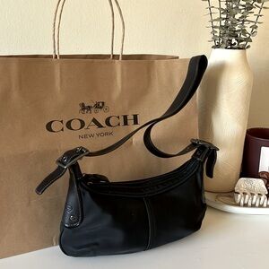 COACH Boho Nylon/Leather Shoulder Bag